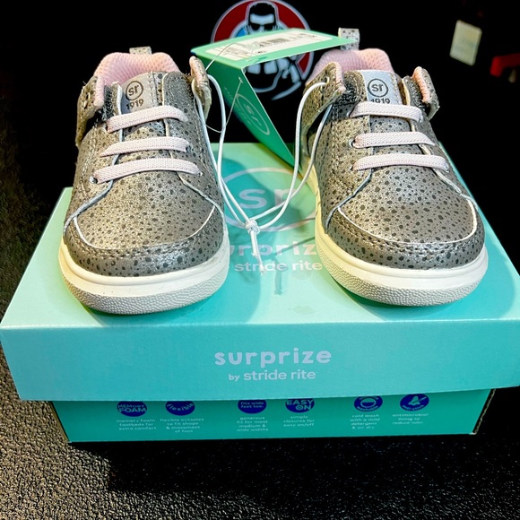 Surpize by Stride Rite, Cutler, Girl’s Toddler Sneakers 5M - Picture 3 of 4